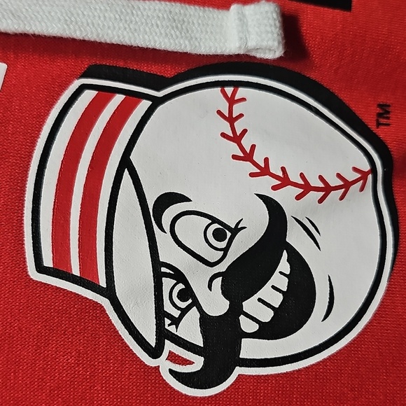 Cincinnati Reds Baseball‎ Red and Black Hoodie Size Medium NWT - Picture 4 of 7